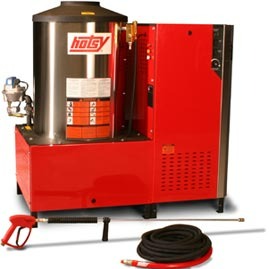 Hotsy 1800 Series Hot Water Pressure Washer - Electric Belt Drive